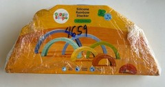 NEW Giggle Scape Silicone Rainbow Stacker, Soft And Flexible, Age 6 Months+