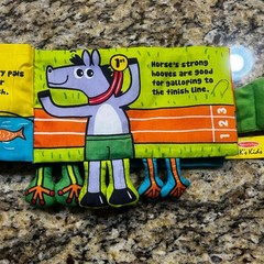 Melissa & Doug K’s Kids Educational Cloth Soft Book – Whose Feet?