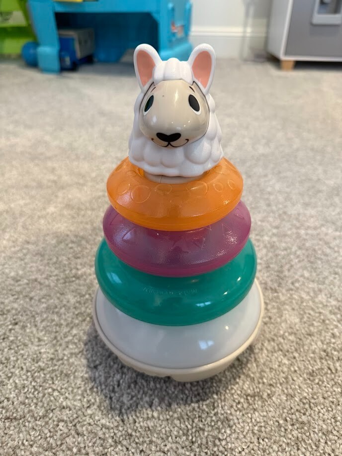 Fisher Price Linkimals Llama Lights & Colors Multicolor Musical Stacking Toy