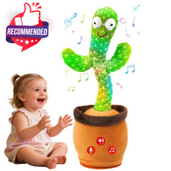 Baby Toys Dancing Talking Cactus Toy With Adjustable Volume, Boys Girls Gifts