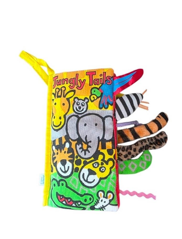 Jellycat Anne Wilkinson Kids Multicolor Jungly Tails English Activity Cloth Book