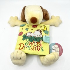 Peanuts Snoopy Plush Book Sweet Dreams Baby Lovey Nakajima 2014
