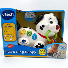 VTech Baby Pull and Sing Puppy Teaches 6-36 months New In Box
