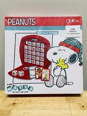 PEANUTS CRAZY CUBE MEMORY DEVELOPMENT MATCH GAME, NEW FACTORY SEALED BOX