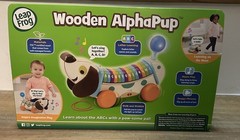 VTech LeapFrog Wooden AlphaPup- New!! Great gift for learning