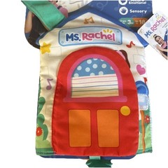Ms. Rachel Emotions & Affirmations Soft Book Toy 3-18 Months New Sensory Baby