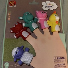 Finger Puppets Childhood Education Toys Vegetables Fruits Animals Vinyl Ornament