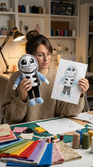 Custom Plush Doll from Photo – Handmade Stuffed, Personalized Plush (8In-25In)