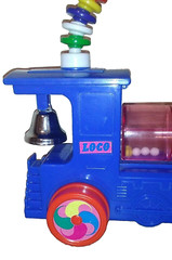 Abacus activity Push Along Educational toy train, for young Kids