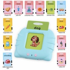 Kids Educational Learning Machine English Early Teaching w/ 112 Cards Child Gift