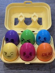 Egg Toys for Toddlers 1-3,Montessori Geometric Eggs Early Preschool Education…