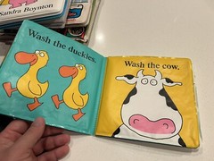 Vintage Johnson & Johnson Soft Vinyl Bath Book 1982 Lot Of 5 Wet Willy Boynton