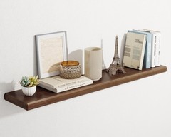 Axeman 48Inch Natural Wood Floating Shelves for Wall|Rustic Wooden Shelves fo…