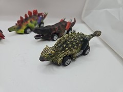 Dinosaur Toy Pull Back Cars 5 Pack Dino Toys Lot Free Shipping See Discription.