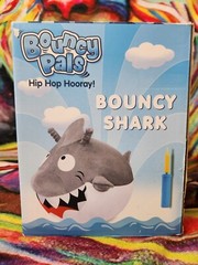 iPlay, iLearn Bouncy Pals Hopping Animal – Bouncy Gray Shark – Pump Included!