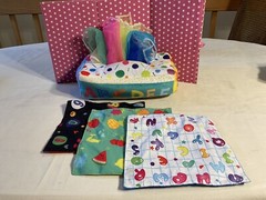 UNBRANDED BABY MAGIC TISSUE BOX COLORFUL SENSORY STEM TOY FOR BABIES 6-12 MONTHS