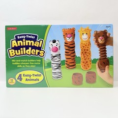 Lakeshore Easy-Twist Animal Builders 4 Animals Toddler Toy New Sealed