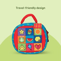 Juguete clasificador de formas para niños, agarre fácil para bebés con mochila