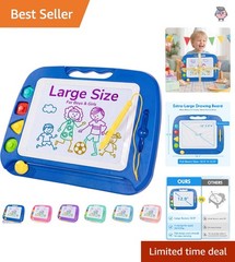 Large Blue Magnetic Drawing Board for 1-4 Olds – Creative Fun & Learning