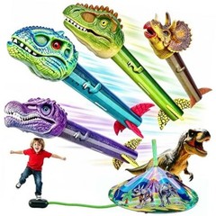Gizzjoy Dinosaur Toy Rocket Launcher for Kids – Launch Dinosaur Rocket Launcher