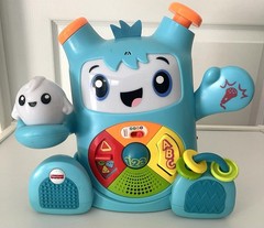 Fisher-Price Dance & Groove Rockit Music Toy Numbers & Letters Blue 6-36M