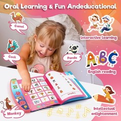 Toddler Toys for 2 3 4 5 Year Old Girls: Interactive Sensory Learning Busy Book