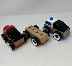 IKEA – LILLABO Interchangeable Toy vehicle, assorted Cars And Trucks Lot Of 3