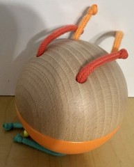 Lovevery Pincer Chime Ball from The Explorer Play Kit 9-10 Months Pull Ropes