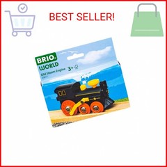 BRIO Old Steam Engine – Authentic Piston Action Toy | Ideal for Imaginative Play