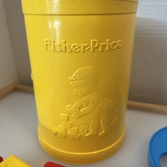 Vintage 1977 Fisher Price Baby’s First Shape Sorter Toy 14 Blocks