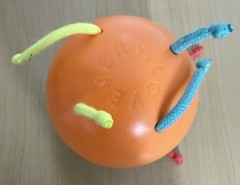 Lovevery Pincer Chime Ball from The Explorer Play Kit 9-10 Months Pull Ropes