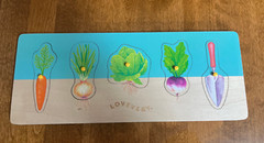 LOVEVERY from the Realist Playkit ( 19-21 months ) Community Garden Puzzle