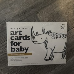 Wee Gallery Art Cards for Baby SAFARI COLLECTION BRAND NEW SEALED