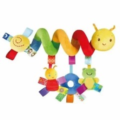 Baby Crib Hanging Rattles Spiral Stroller Toy Soft Car Seat Mobiles Newborn Gift