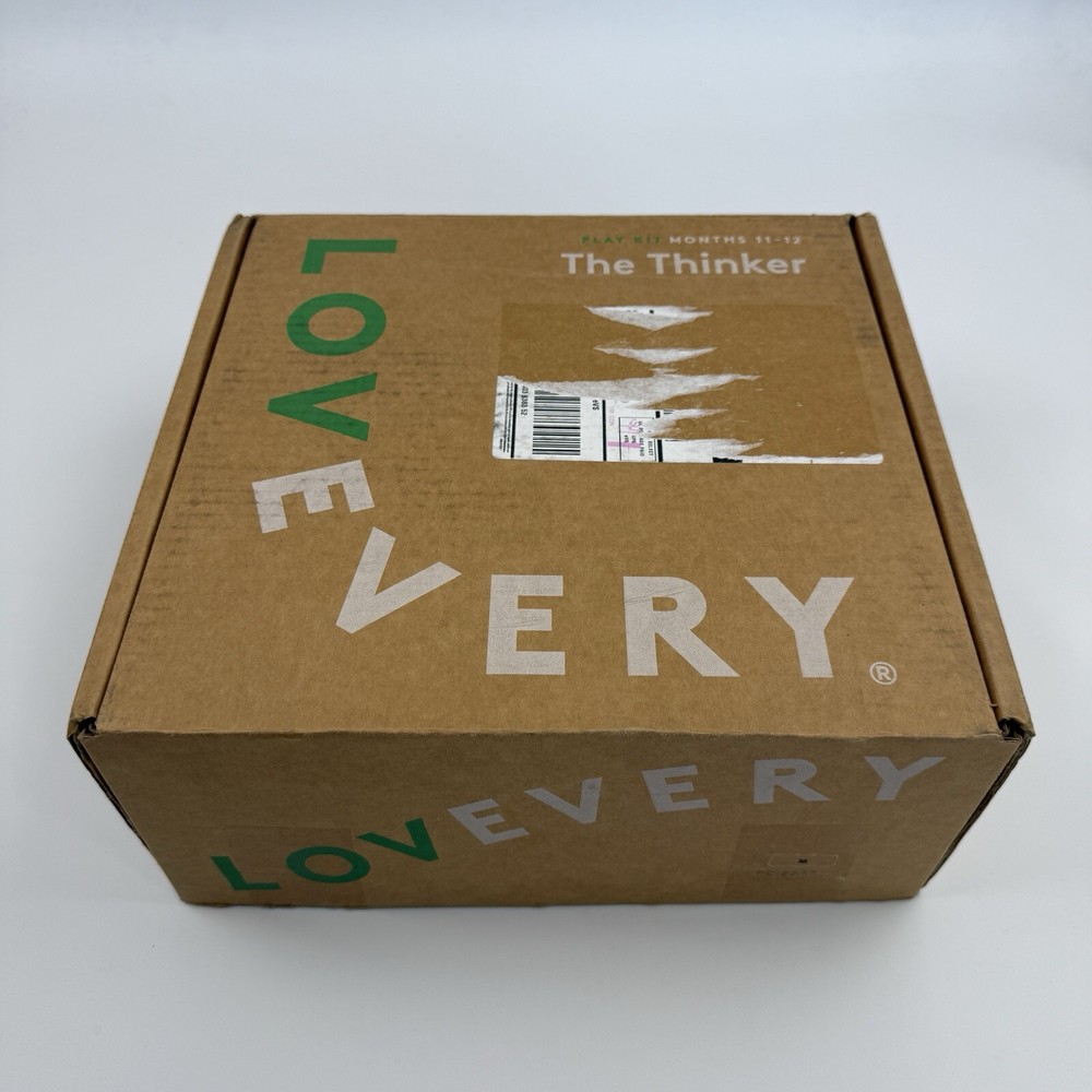 Lovevery The Thinker Play Kit For Ages 11 & 12 Months Learning – Incomplete Set