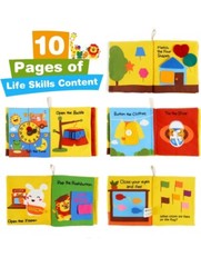 Baby Books Toys 0-6-12 Months, Baby Boy Gifts,Touch and Feel Crinkle Books with
