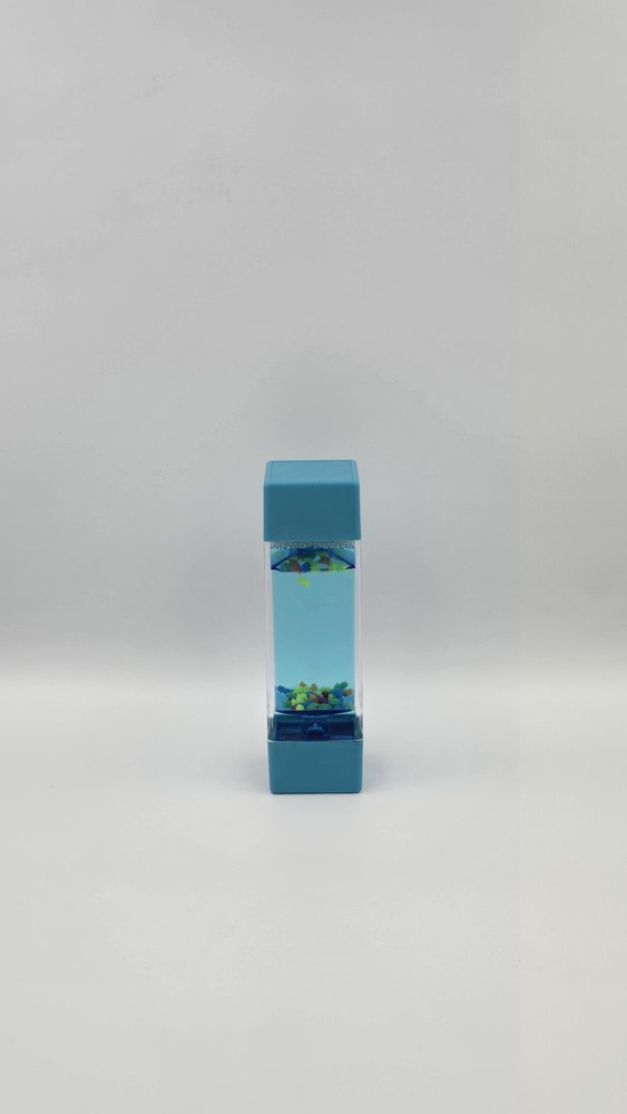 Ocean Fish Octopus Starfish Square Liquid Motion Bubbler Acrylic BA