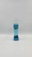 Ocean Fish Octopus Starfish Square Liquid Motion Bubbler Acrylic BA