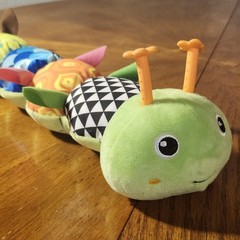 Baby Toy Plush Caterpillar Infant Stuffed Animal Rattle Crinkle Sensory 20″ READ