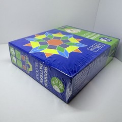 Wooden Pattern Blocks 130 Pieces Education & Development Create Patterns Ages 3+