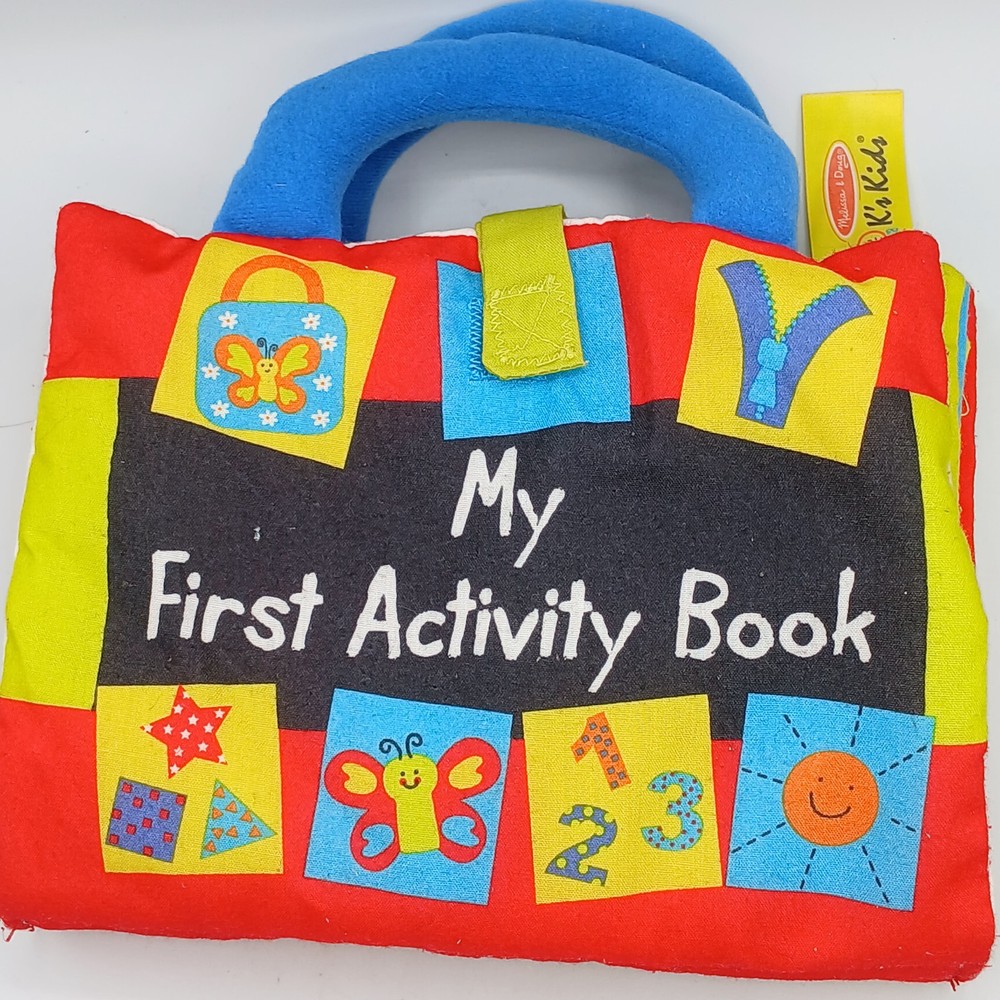 Melissa & Doug K’s Kids My First Activity Book Soft Baby Toy 8 Page