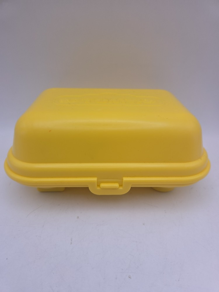 1993 Vintage Tomy Hide N Squeak Eggs Shape Color Sorting Toy With Carton