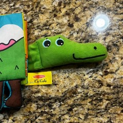 Melissa & Doug K’s Kids Educational Cloth Soft Book – Whose Feet?