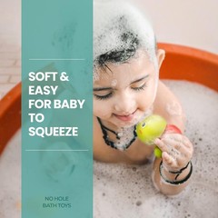 Hely Cancy Infant Bath Toys for 18 Months – No Hole Animal Bathtub Toys,…
