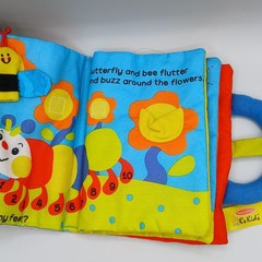 Melissa & Doug K’s Kids My First Activity Book Soft Baby Toy 8 Page