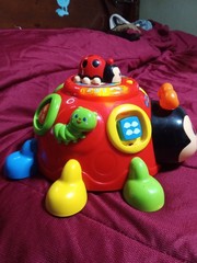 Vtech Crazy Legs Learning Bugs Ladybug Interactive Pull Toy Music Lights Up