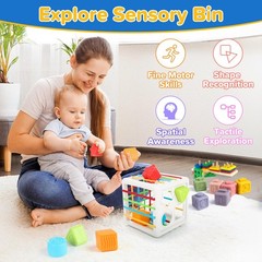 6-in-1 Baby Toys 6 to 12 Months, Montessori Toys for Babies 6-12-18 Months, I…