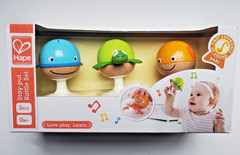 Hape Stay Put Rattle Set Sea Animals Suction Cup 0M+