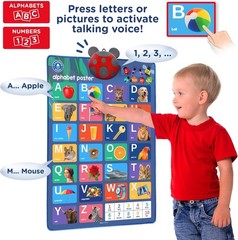 Toddler Educational Toy – Interactive Alphabet Wall Chart