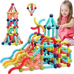 COUOMOXA Magnetic Building Blocks for Toddlers: STEM Educational Toys for 3 4 5+